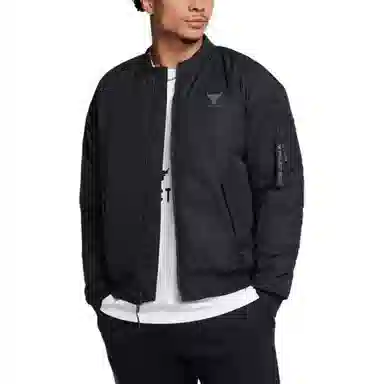 Under Armour Project Rock Woven Training Jacket Black