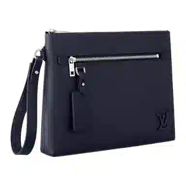 Louis Vuitton Takeoff Navy Clutch