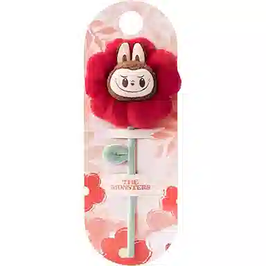 POP MART LABUBU Flower Fairy Bouquet Red