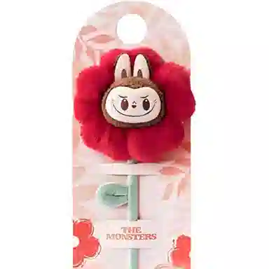POP MART LABUBU Flower Fairy Bouquet Red