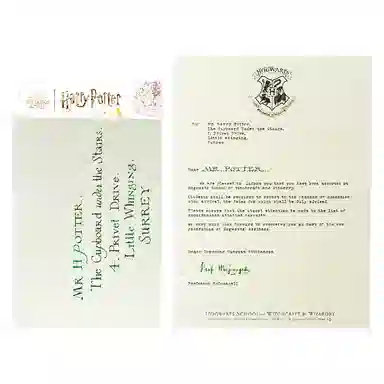 Harry Potter Hogwarts Acceptance Letter