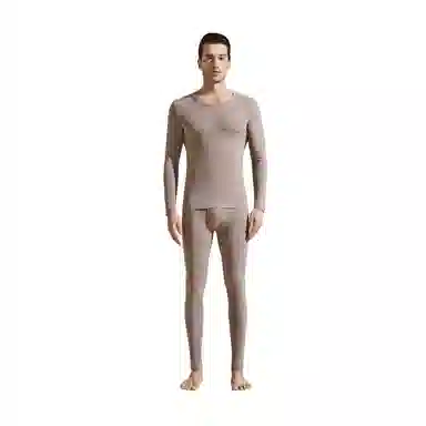 恒源祥 云感棉超柔秋衣秋裤保暖套装 男款