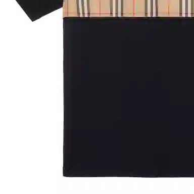 Burberry SS23 Patchwork Stripe T-Shirt Kids Black
