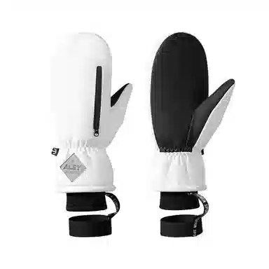 南极人 加绒厚棉保暖防泼水触屏单板连指闷子户外骑行防风防寒 加厚 滑雪手套 男款