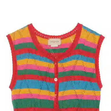 Gucci SS22 Striped Dress Kids