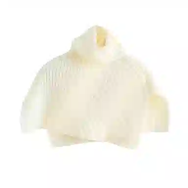 北极绒 冬季护颈围巾外搭套头领脖套韩系潮针织披肩 围脖 男女同款情侣款