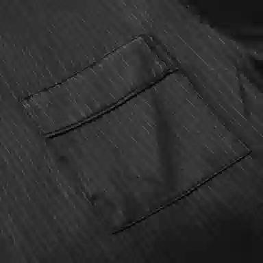 兰缪 简约亲肤舒适透气纯色翻领开衫短袖休闲可外穿家居服短裤长裤睡衣套装 男款 黑色