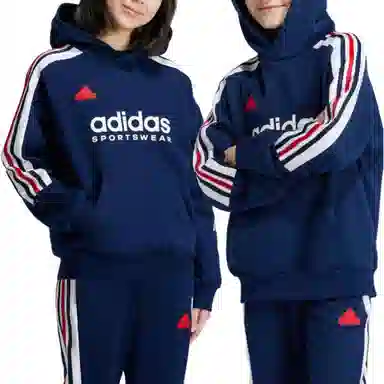 adidas Tiro Nations Pack Hoodie Navy/White/Scarlet