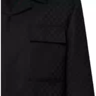 Louis Vuitton FW24 Logo Jacquard Shirt Black