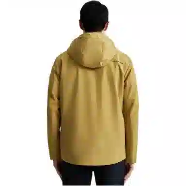 迪柯尼 简约舒适纯色防风连帽夹克外套 男款 柠檬黄