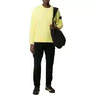 Stone Island SS21 Yellow Crewneck Sweater