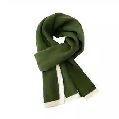 北极绒 秋冬季 小香风轻奢保暖 加厚围脖  绒线围巾 男女同款情侣款