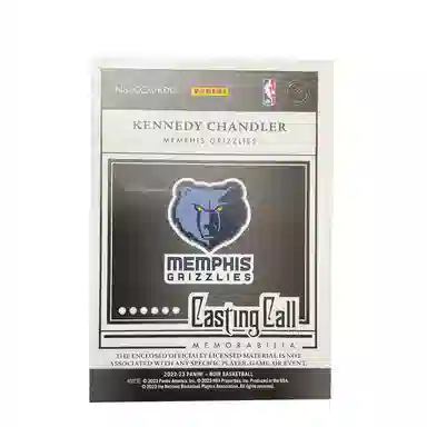 PANINI 2022-23 noir RC 1049