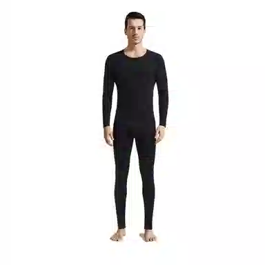 恒源祥 云感棉超柔秋衣秋裤保暖套装 男款