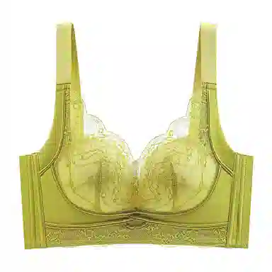 兰缪 时尚柔软蕾丝聚拢提拉上托侧收文胸 女款