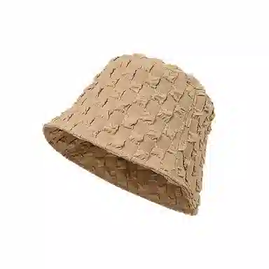 梦特娇 春厦薄款防晒遮阳蕾丝泡泡纱高级显脸小 棉 渔夫帽 女款