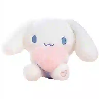 Sanrio Cinnamoroll Hug Heart Plush Keychain 10cm