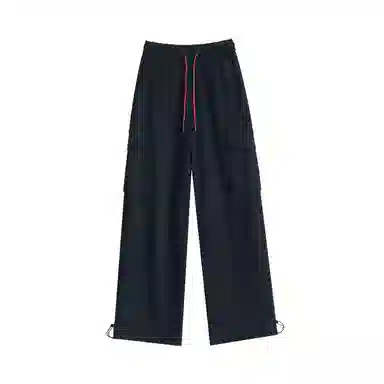 莫代尔 高腰阔腿纯色休闲宽松百搭工装裤 女款