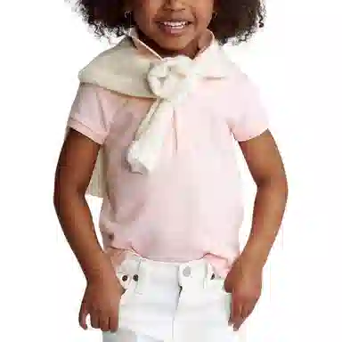 Polo Ralph Lauren Kids Logo Polo Shirt Pink