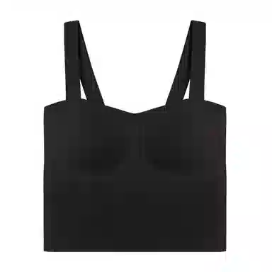 内在密码 蚕丝羊毛打底上衣无痕宽肩带显瘦内搭外穿带胸垫一体保暖背心 女款