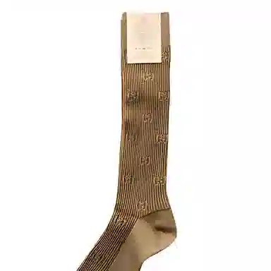 Gucci High Socks Brown
