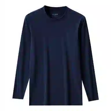 恒源祥 无痕抑菌双面磨毛保暖上装 男款