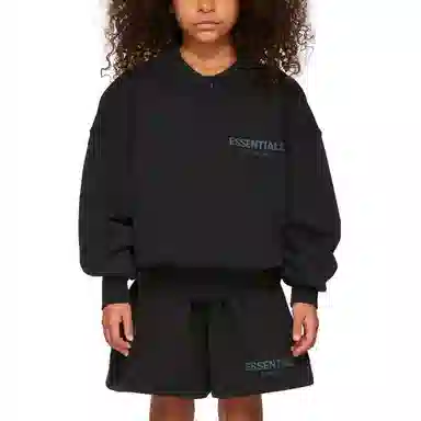 Fear of God Essentials Kids Black Polo