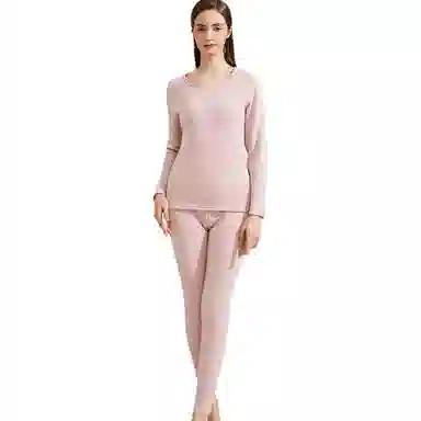 恒源祥 加绒加厚发热打底保暖上装 女款