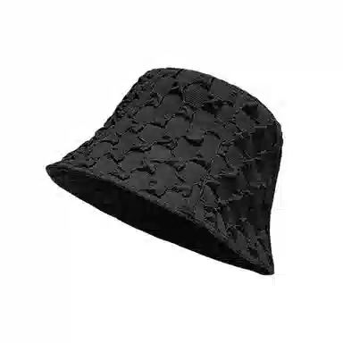 梦特娇 春厦薄款防晒遮阳蕾丝泡泡纱高级显脸小 棉 渔夫帽 女款