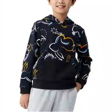 诺诗兰 套头连帽弹力保暖卫衣 青少年