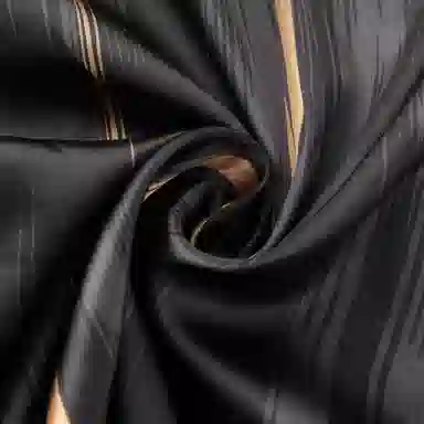 兰缪 亲肤舒适透气柔软翻领开衫短袖休闲可外穿家居服短裤长裤睡衣套装 男款 黑色