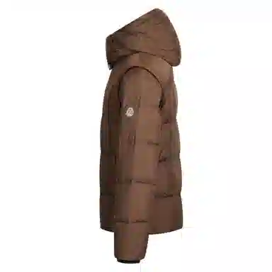 Mangano Classic Logo Hoodie Down Jacket