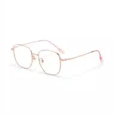 【联系客服可选配镜套餐】 佐川 钛金属眼镜框 复古多边形近视眼镜  素颜神器 可配防蓝光变色 光学镜架 男女同款情侣款