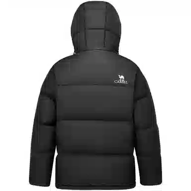CAMEL Warm Fleece Windproof Hooded Puffer Jacket