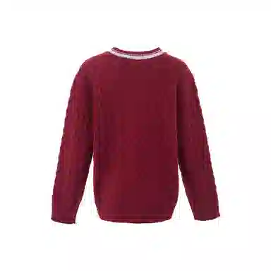 JESSYLINE V-Neck Cardigan Red