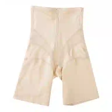 兰缪 高腰收腹翘臀隐形拉链排扣瘦腿束腰裤时尚美体产后修复软骨加压透气舒适无痕塑身裤 女款