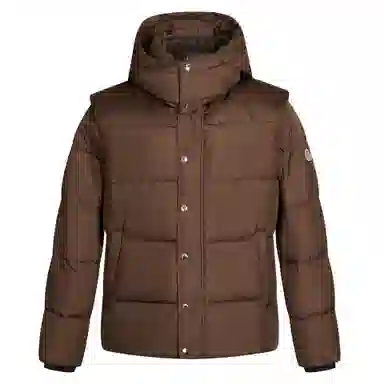 Mangano Classic Logo Hoodie Down Jacket