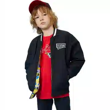 李宁儿童 无领长袖夹克 儿童款