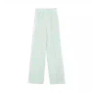 美特斯邦威 纯色高腰直筒休闲裤 女款