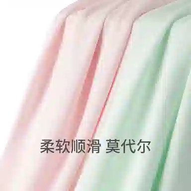 舒雅 简约亲肤舒适翻领开衫短袖休闲可外穿长裤睡衣套装 女款