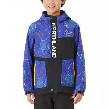 诺诗兰 连帽舒适保暖透气防泼水冲锋衣 青少年