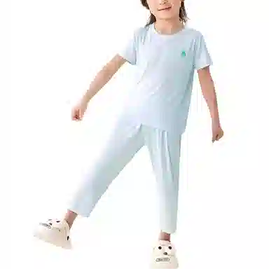 久岁伴 睡眠系列 舒适吸湿速干透气睡衣套装青少年