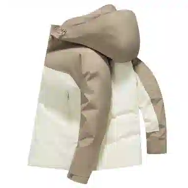 鸭鸭 薄款鹅绒三合一简约韩版休闲短款连帽冬装外套户外运动防风防水保暖冲锋羽绒服 男女同款