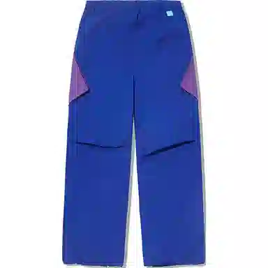 中国李宁 直筒运动宽松休闲裤 男款 梦幻蓝