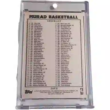 Topps 2009 Murad