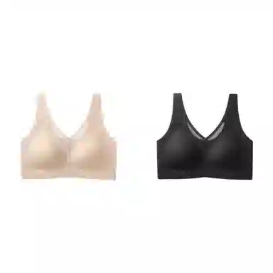 俞兆林 薄款大胸显小聚拢防下垂简约收副乳无钢圈无痕文胸 女款 组合装