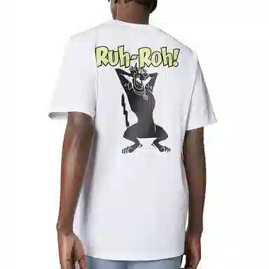 Converse x Scooby Doo Scream Cartoon Tee White