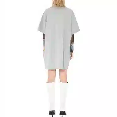 JW Anderson FW22 Pattern Print Dress Grey