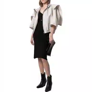 Rick Owens SS22 White Jacket