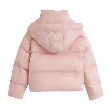 茵曼 休闲简约连帽面包羽绒服 女款